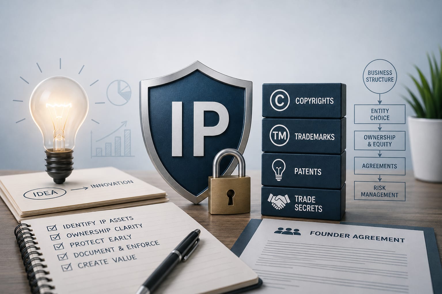Intellectual Property Protection Considerations in Early-Stage Business Structuring